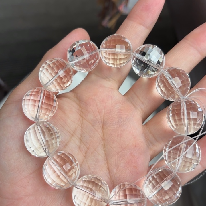 未镶嵌手链水晶白水晶