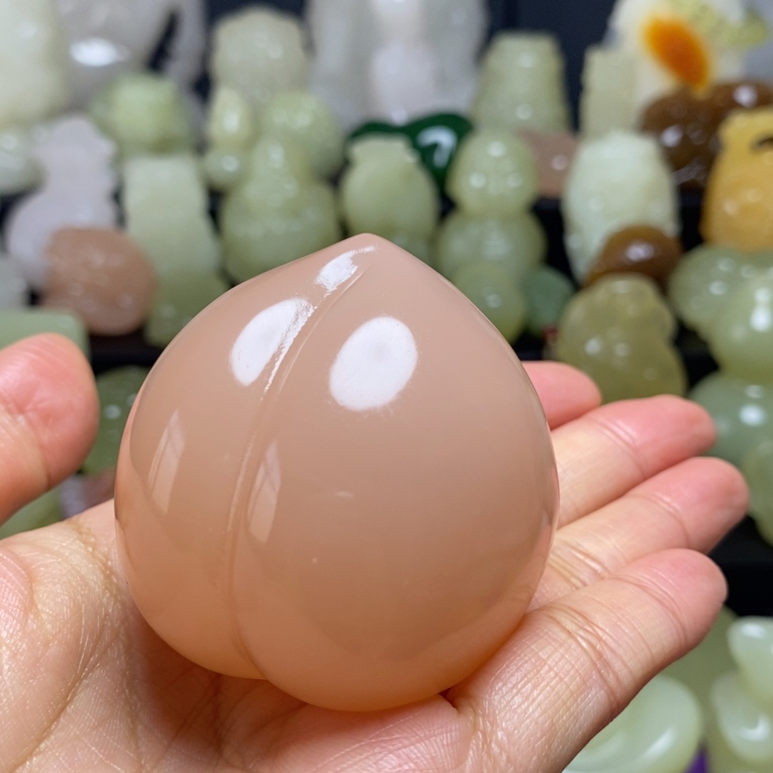玉天然桌面小摆件