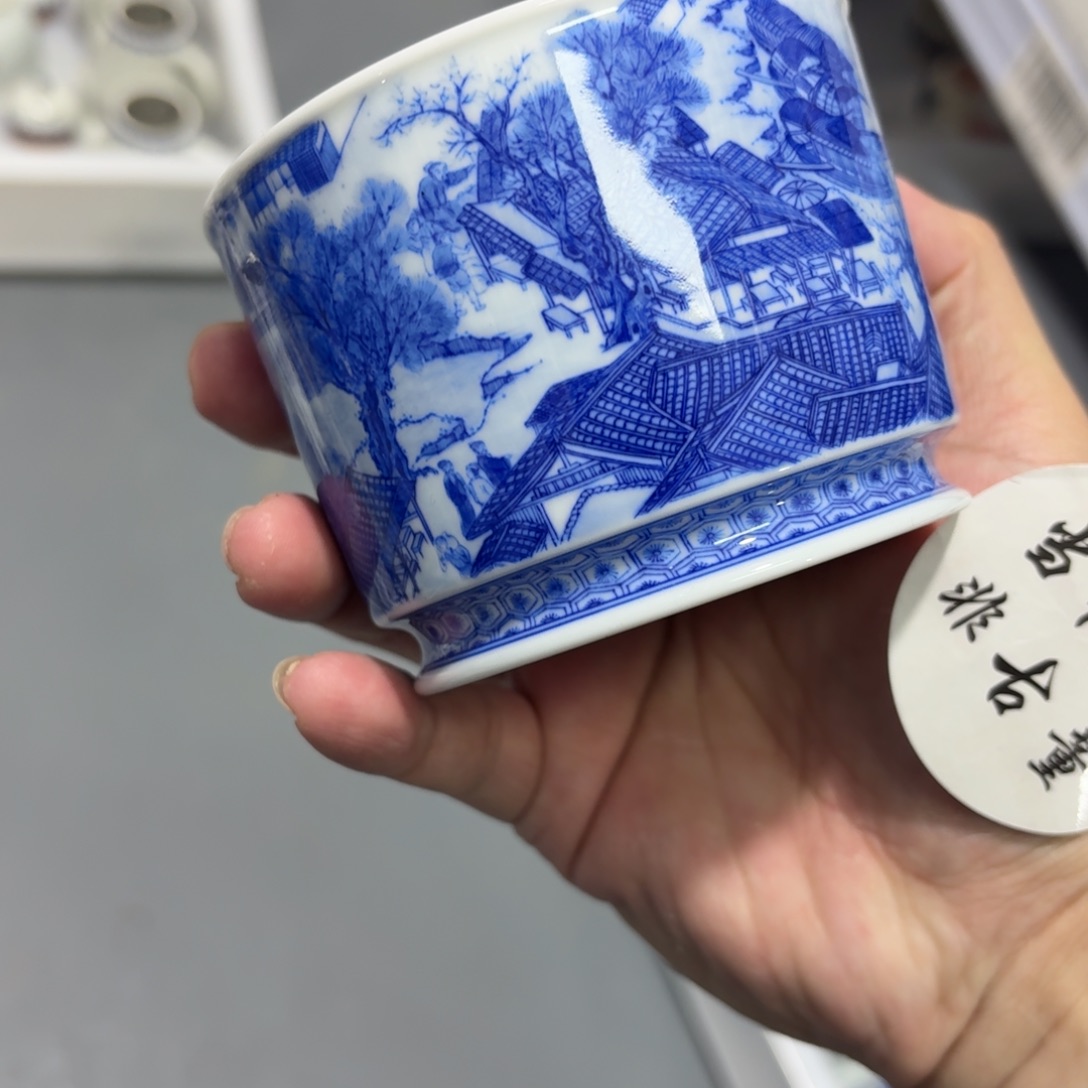 杯偷****闲瓷言所老曹甄选好瓷瑕疵