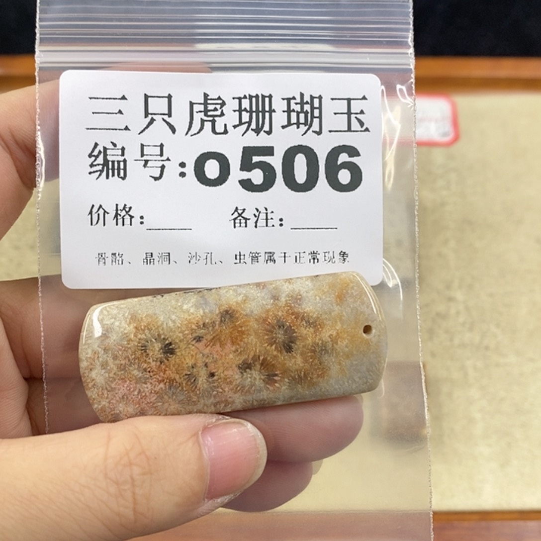 硅化珊瑚（珊瑚玉）1未镶嵌阿*