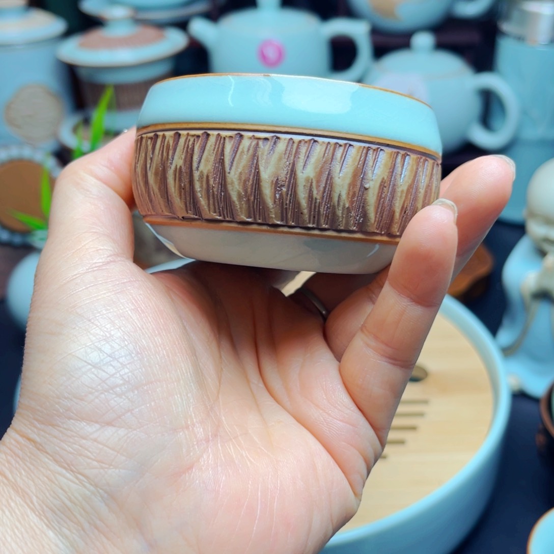 【闪购商品】芃*飞河南正品御盏窑，茶器，摆件