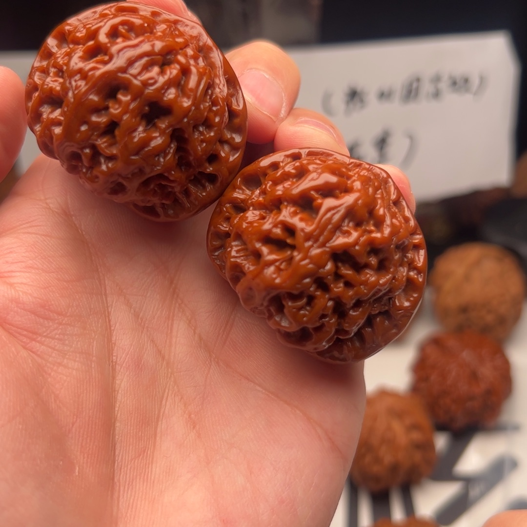 文玩核桃把件水龙文42文玩核桃