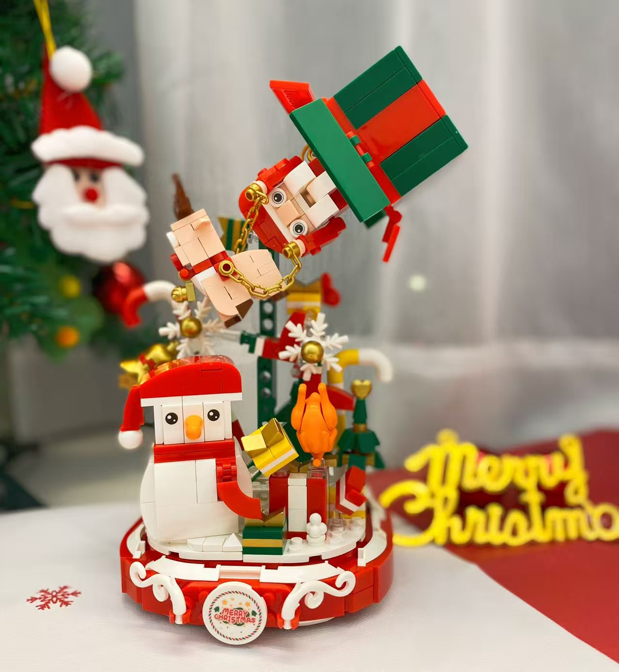 玩具 圣诞积木礼盒【介意包装勿拍】