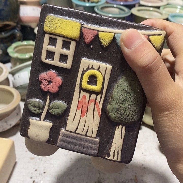 红陶，【满10米包邮默认微瑕疵】一个浮力