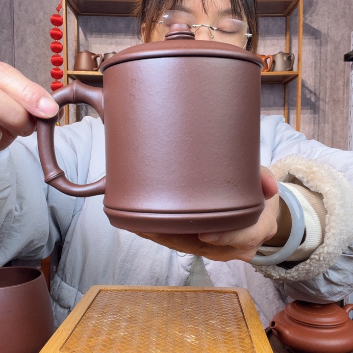 茶杯紫砂原矿紫砂杯