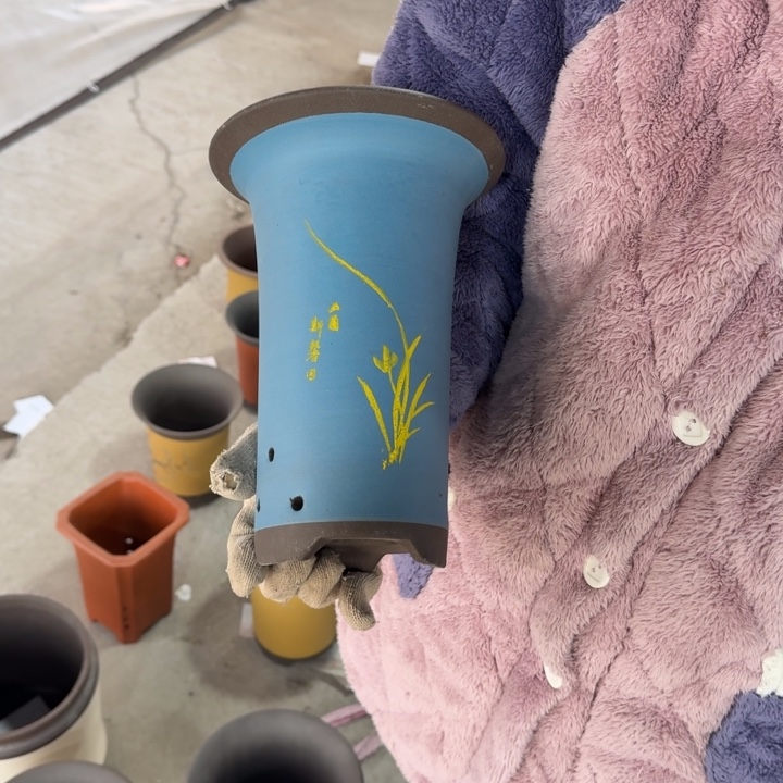 紫砂花盆紫砂花盆口径17/25