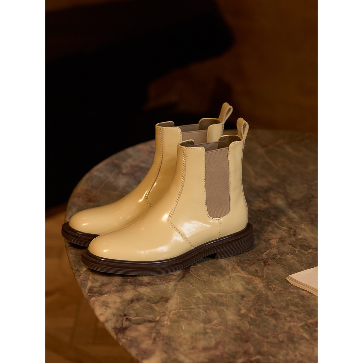 TOFOD 极简row 高等级短靴切尔西靴中筒靴方头马 DY634 