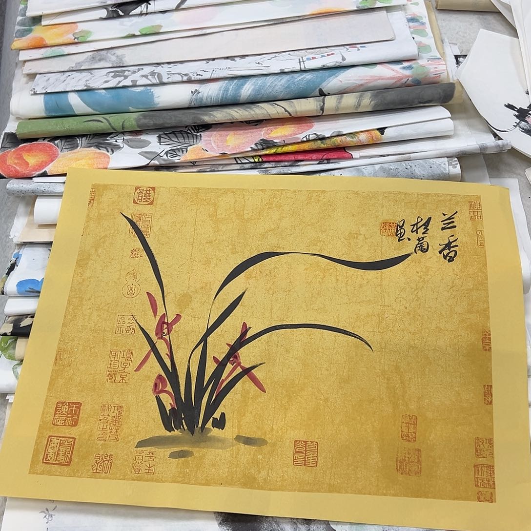 国画国画纯手绘作品