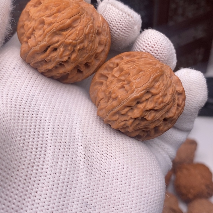 文玩核桃吊坠绿*.35磨盘