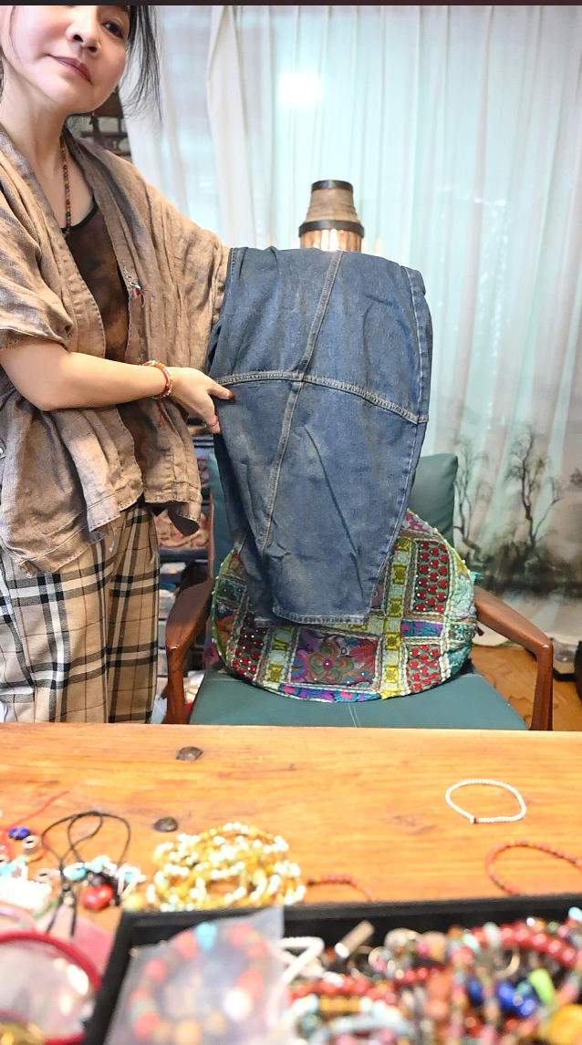 茶语小苑-牛仔裤