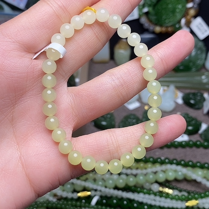 和田玉未镶嵌手链