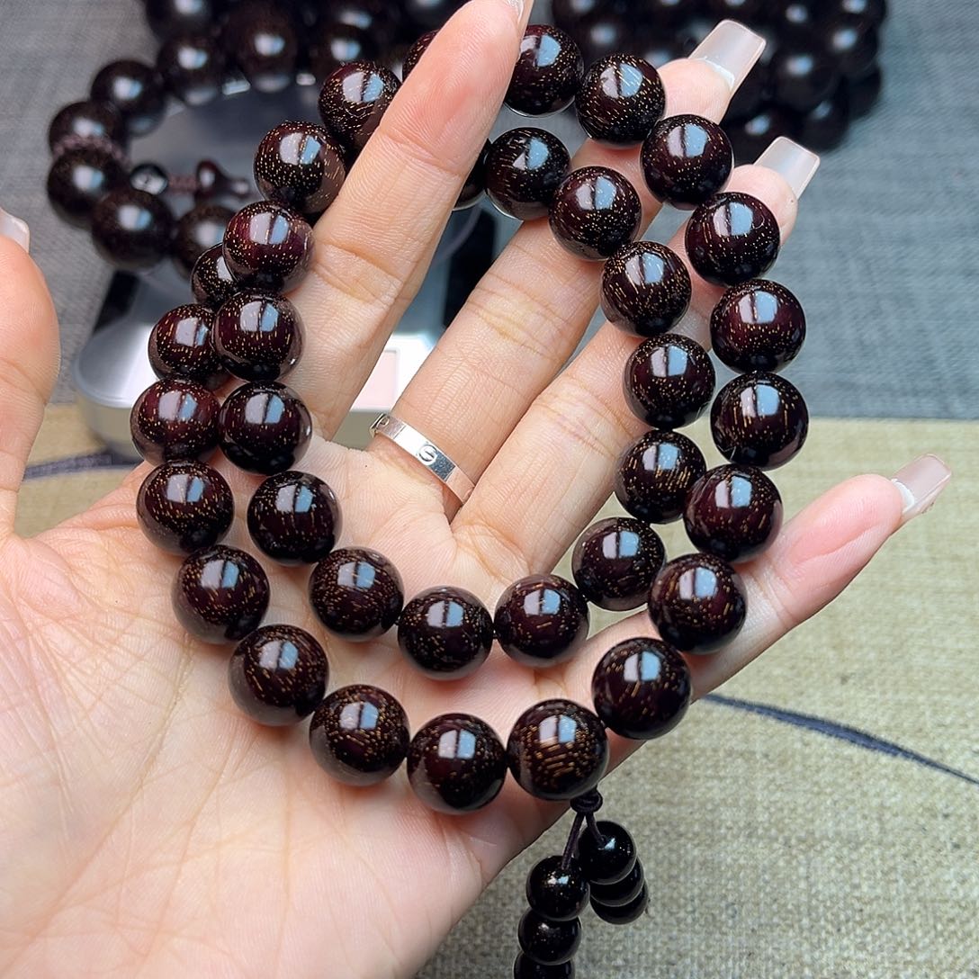 檀香紫檀（小叶紫檀）1.2双圈爆星