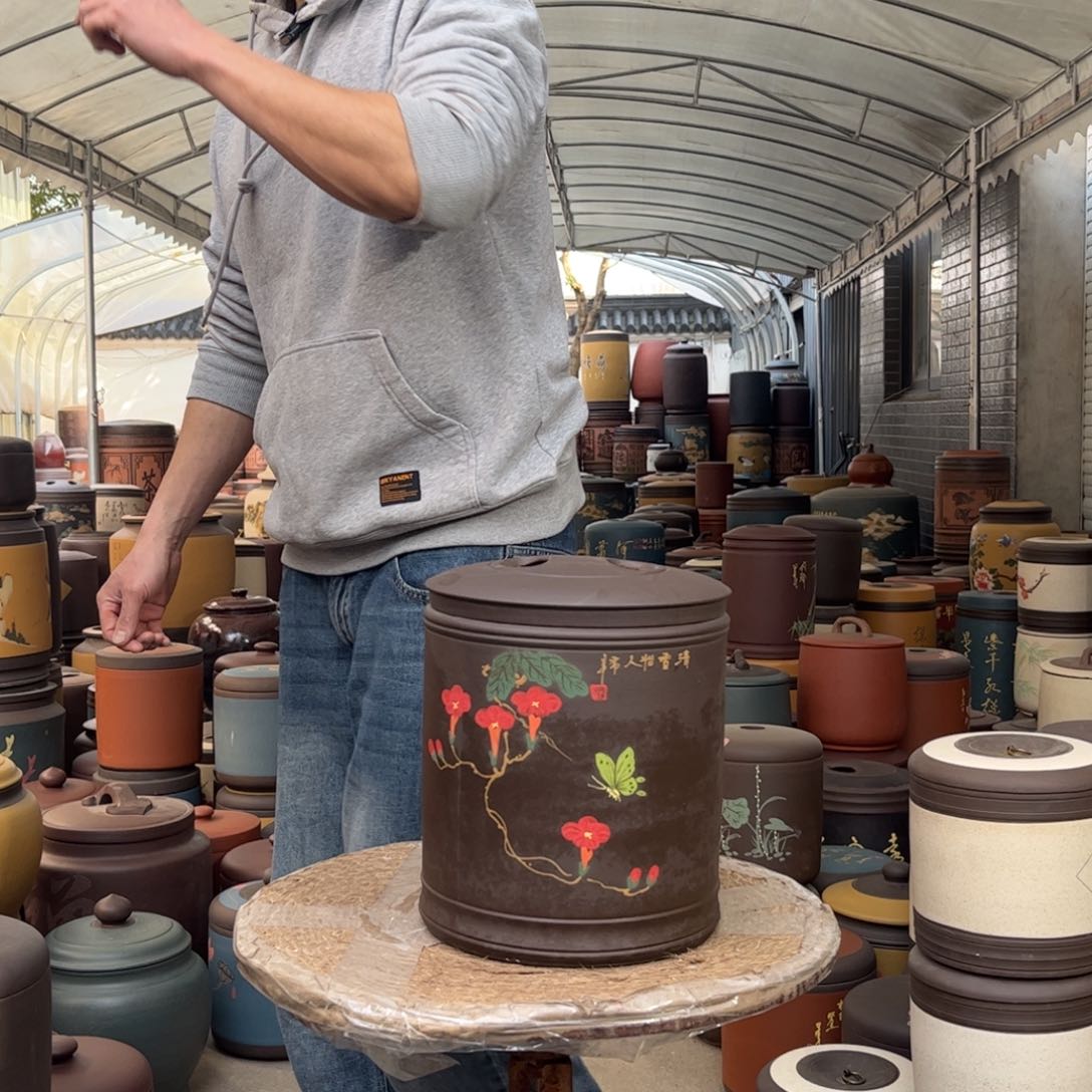 紫砂茶叶罐9 饼茶叶罐