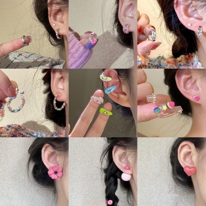 合金耳饰 81-120   时尚耳环~以直播间为准