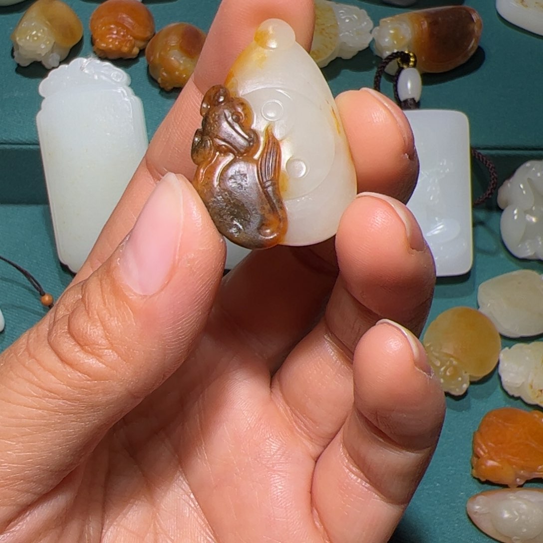 和田玉吊坠(不含链)未镶嵌强**帅