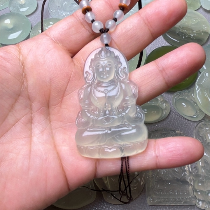 岫玉吊坠(赠链)未镶嵌农***程