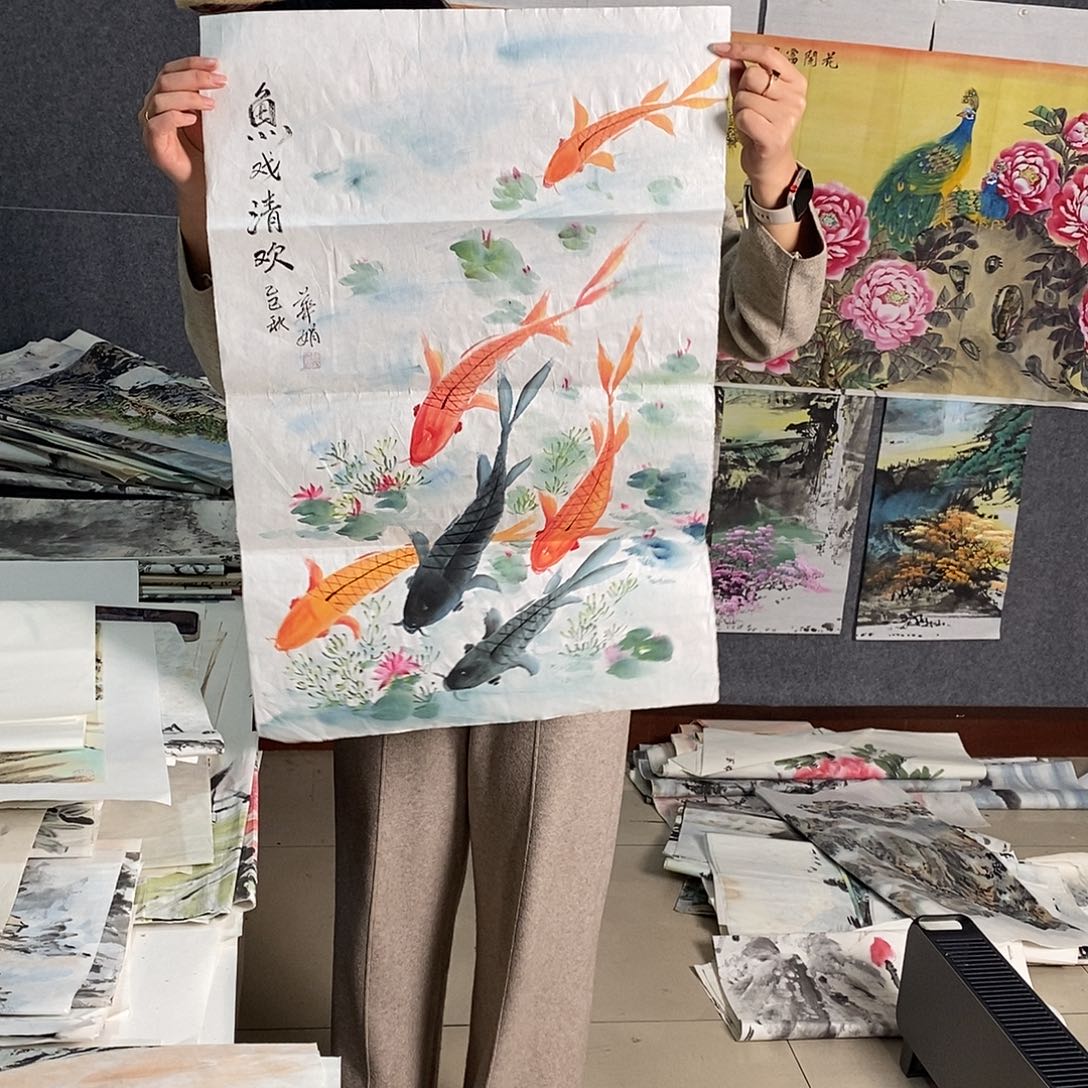 国画手写手绘国画作品32