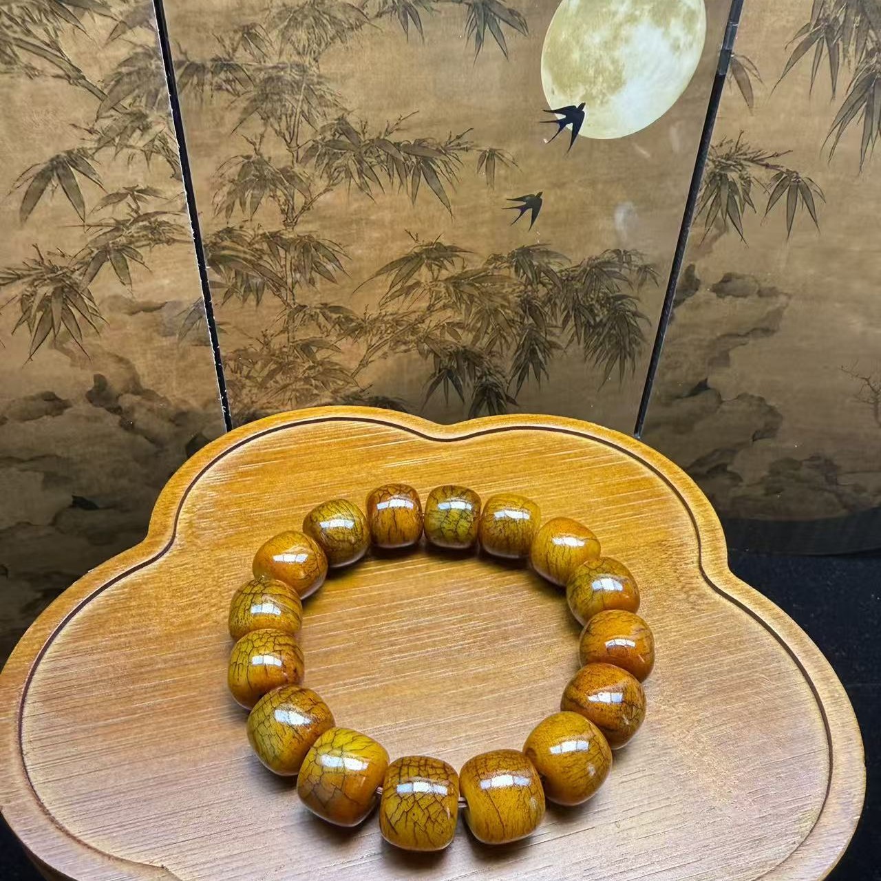  藏式经典骨制手串1.6