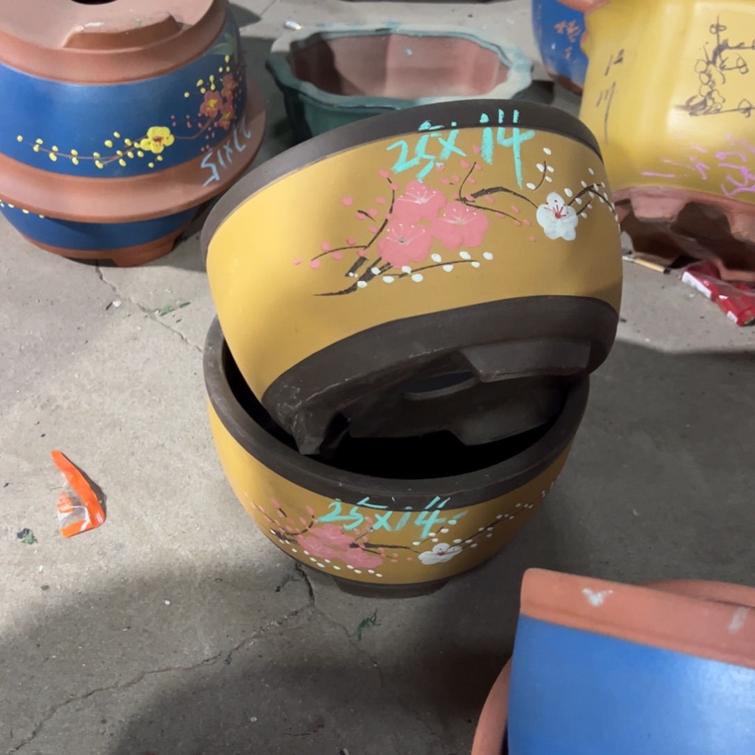 紫砂花盆紫砂花盆