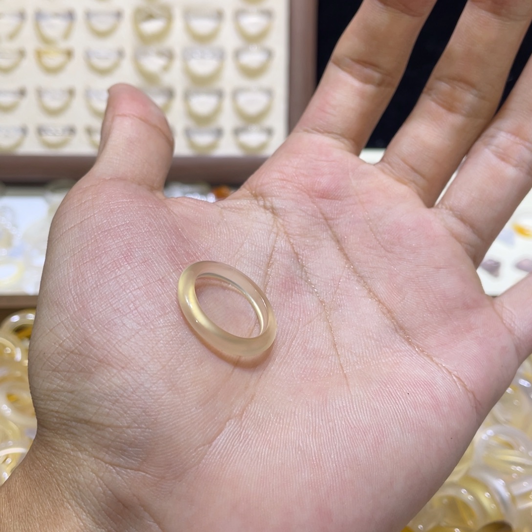 玛瑙/玉髓合金戒指83号港15.5