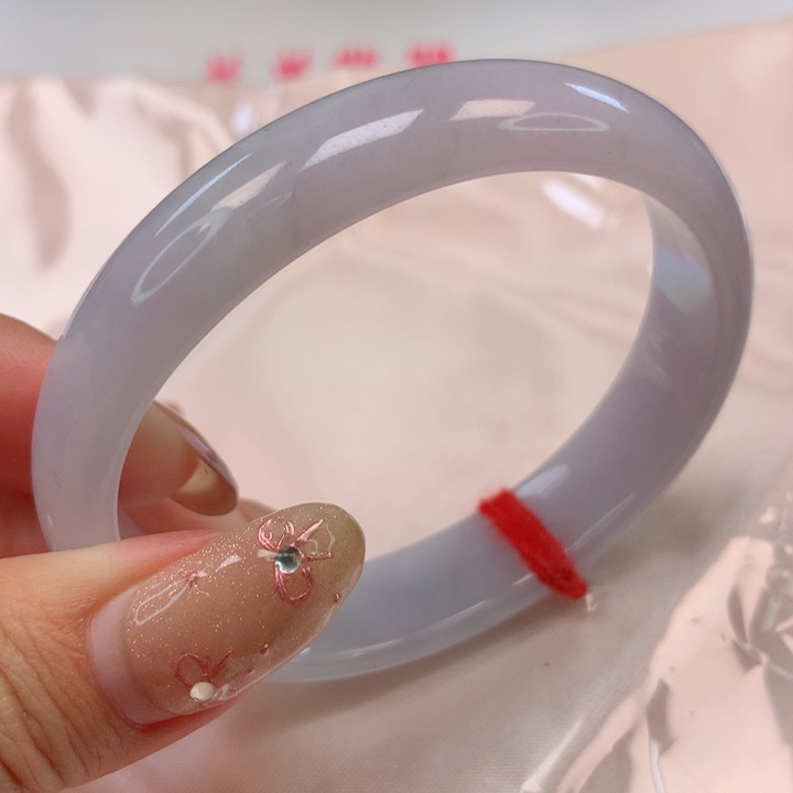 翡翠手镯（贵妃镯）足铂镶嵌