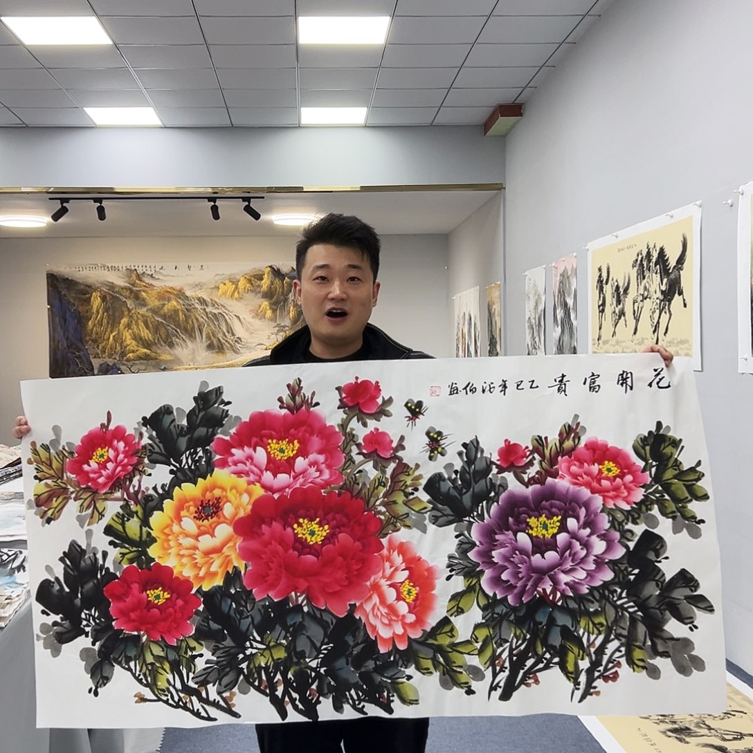 国画国画作品宣纸纯手绘