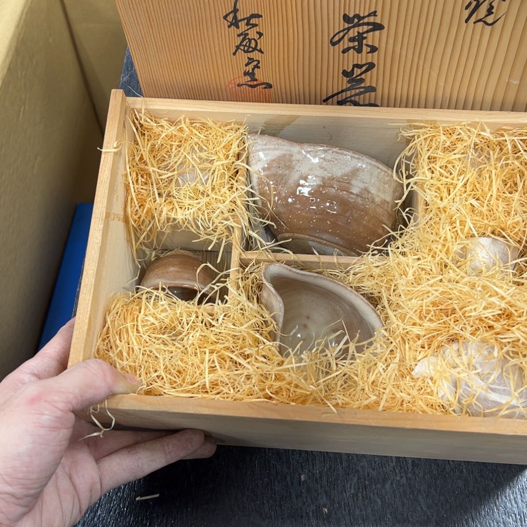 陶瓷日本中古工艺品摆件