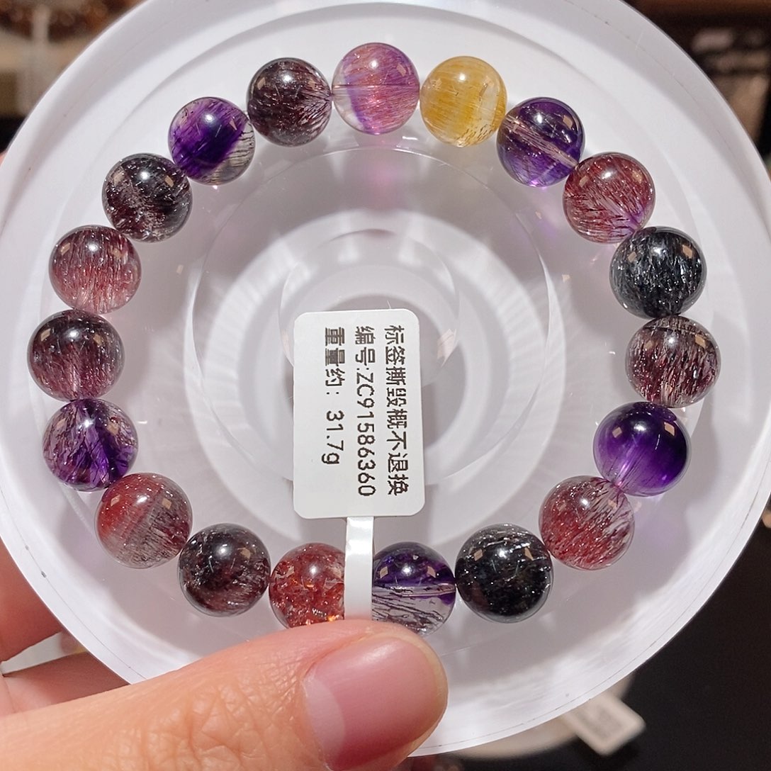 水晶手链未镶嵌F超七10.5