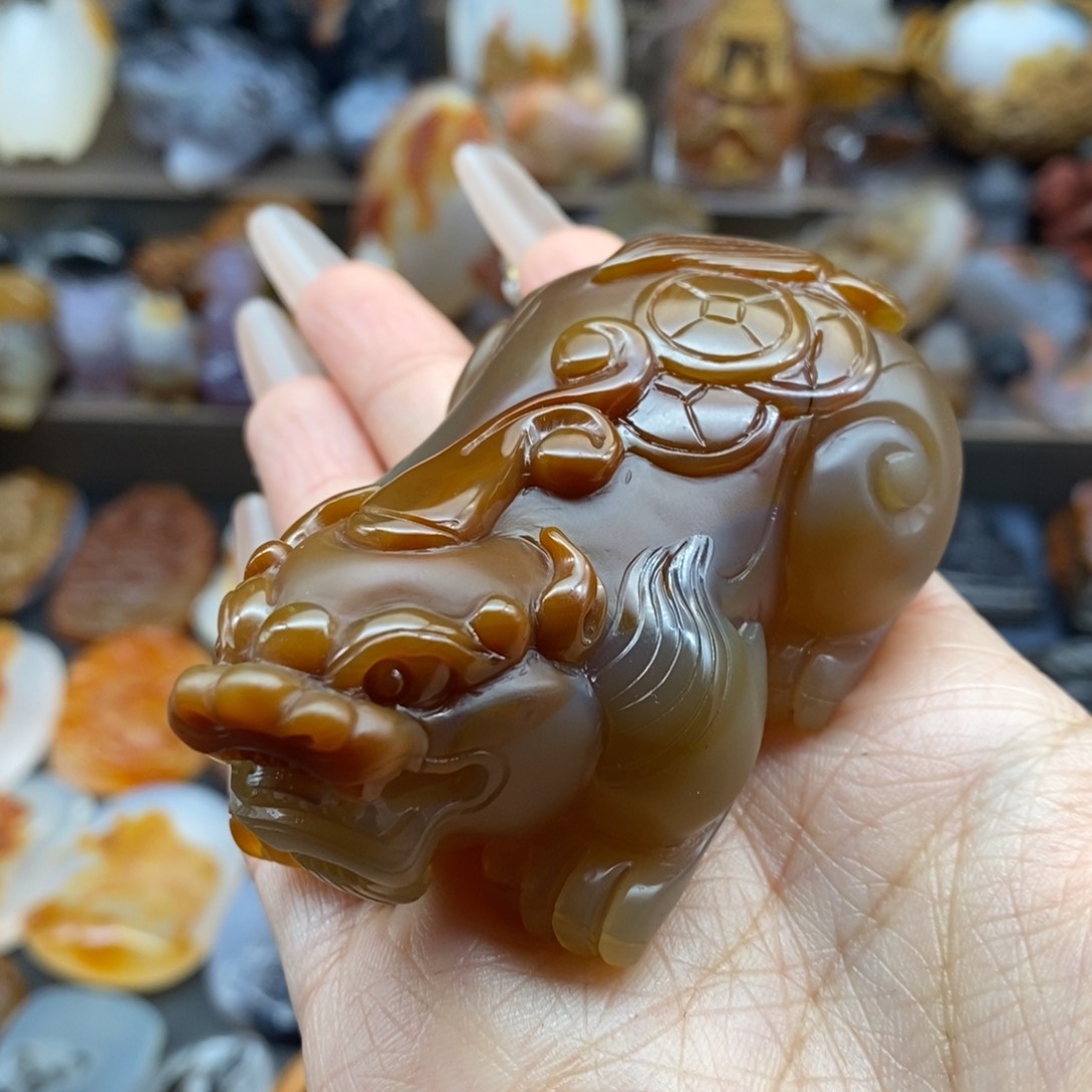 玛瑙/玉髓未镶嵌吊坠(不含链)