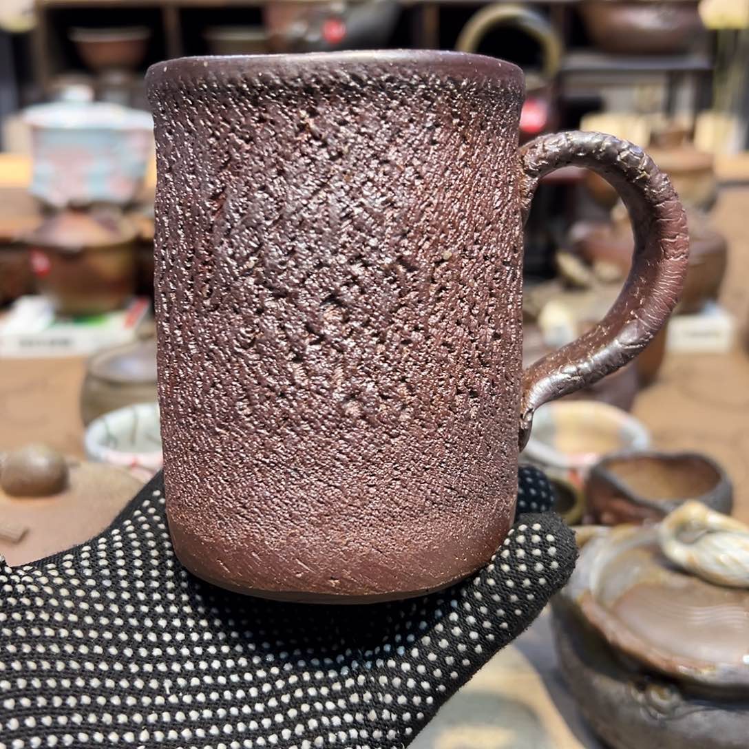 慎*备前马克杯一个好看