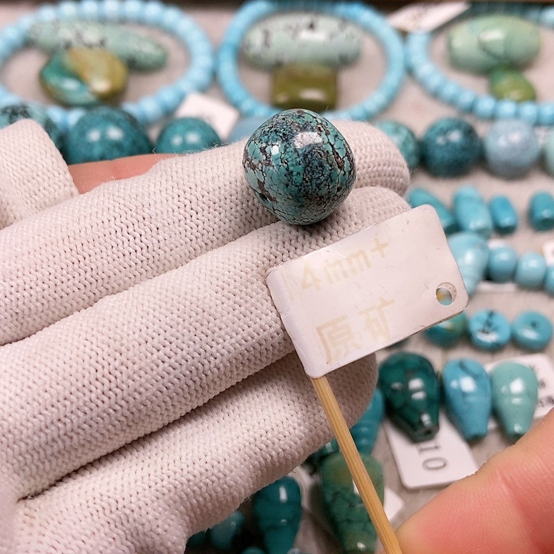 未镶嵌绿松石珠宝半成品