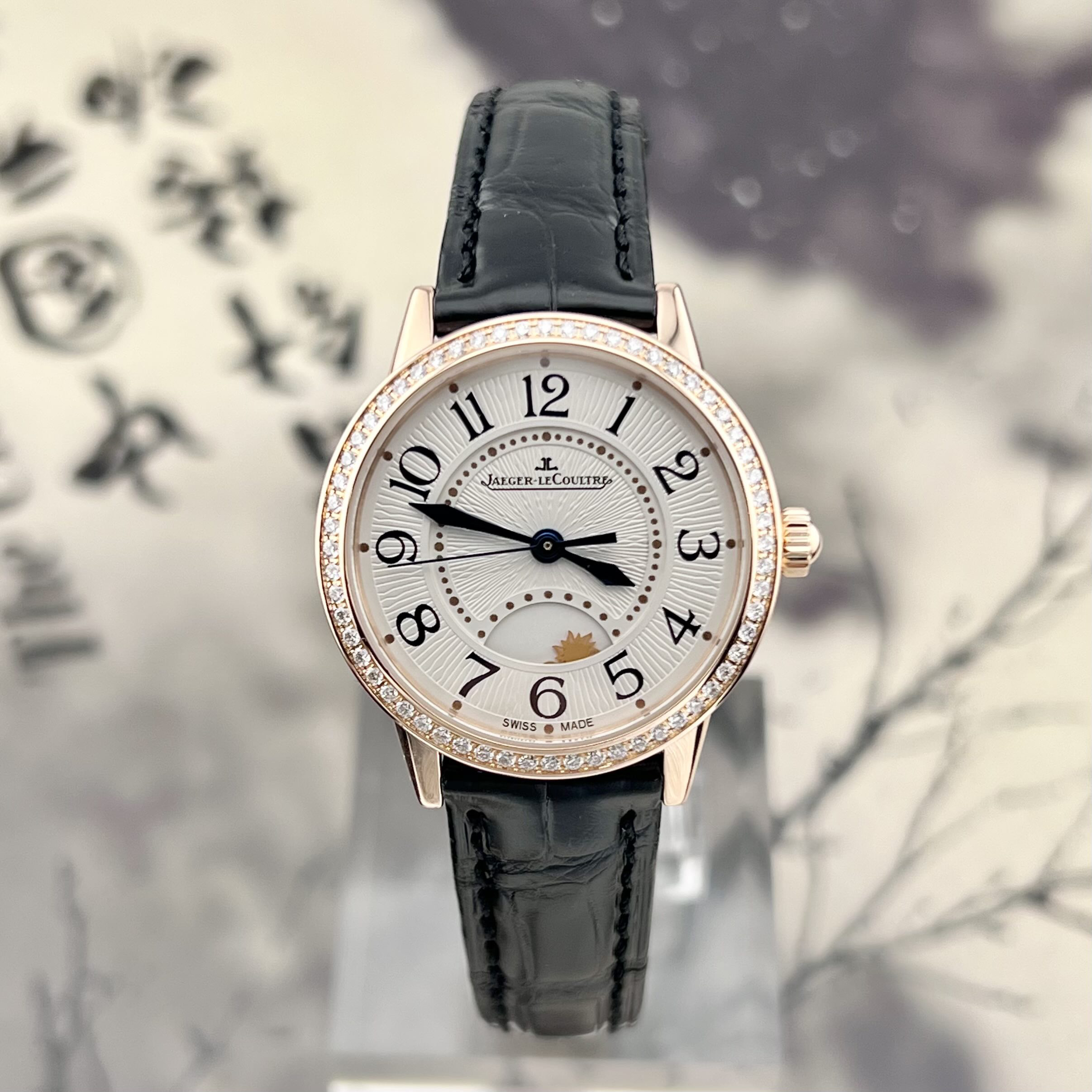 99新 Jaeger-LeCoultre/积家 单表 29mm 3462421 玫瑰金 原镶钻 