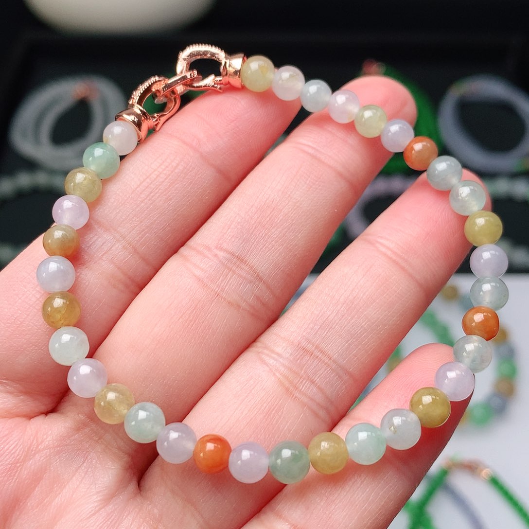 翡翠手链未镶嵌翡翠