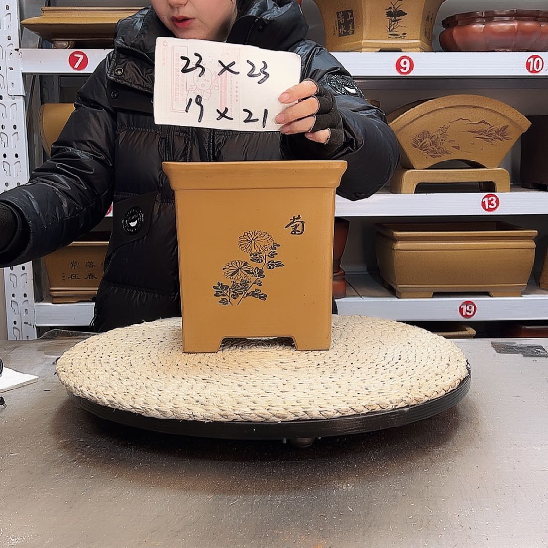 紫砂花盆紫砂花盆