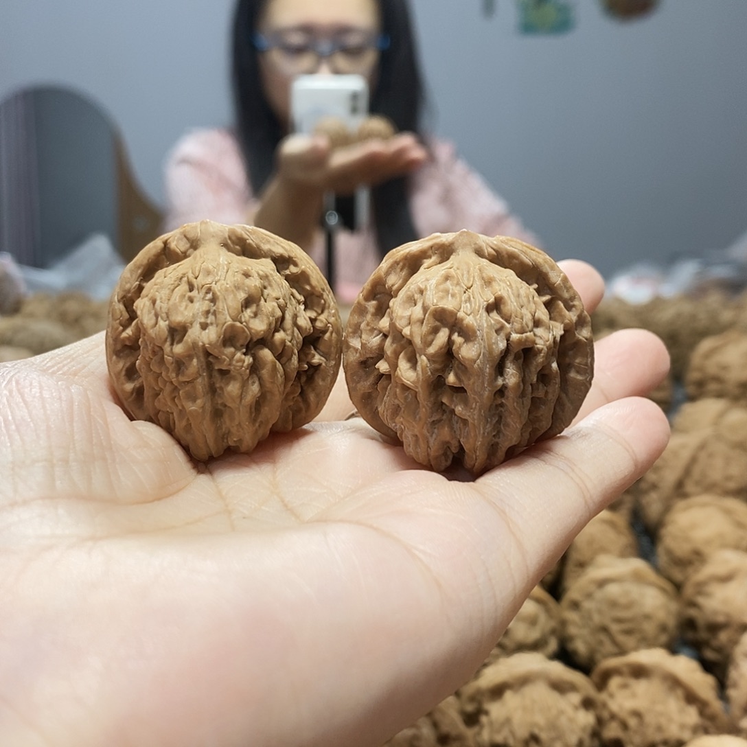 来***水文玩核桃吊坠四座楼36