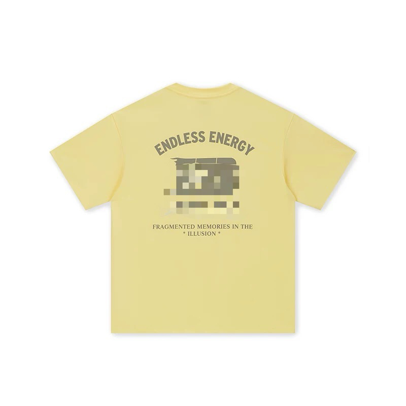 bo凉感字母排版短袖