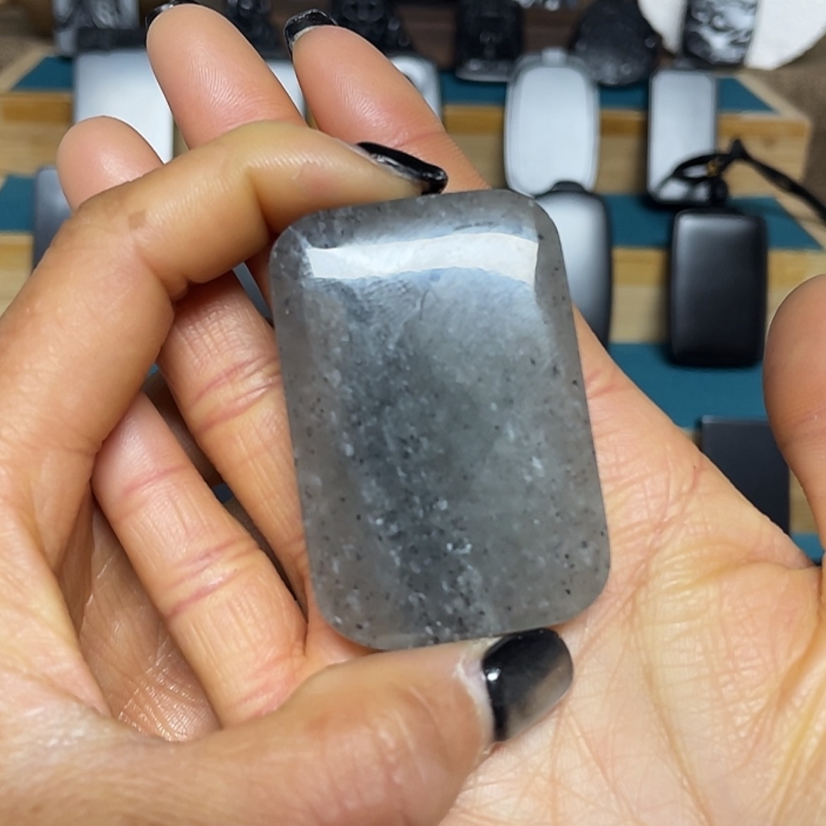 【闪购商品】和田玉吊坠(不含链)未镶嵌青花