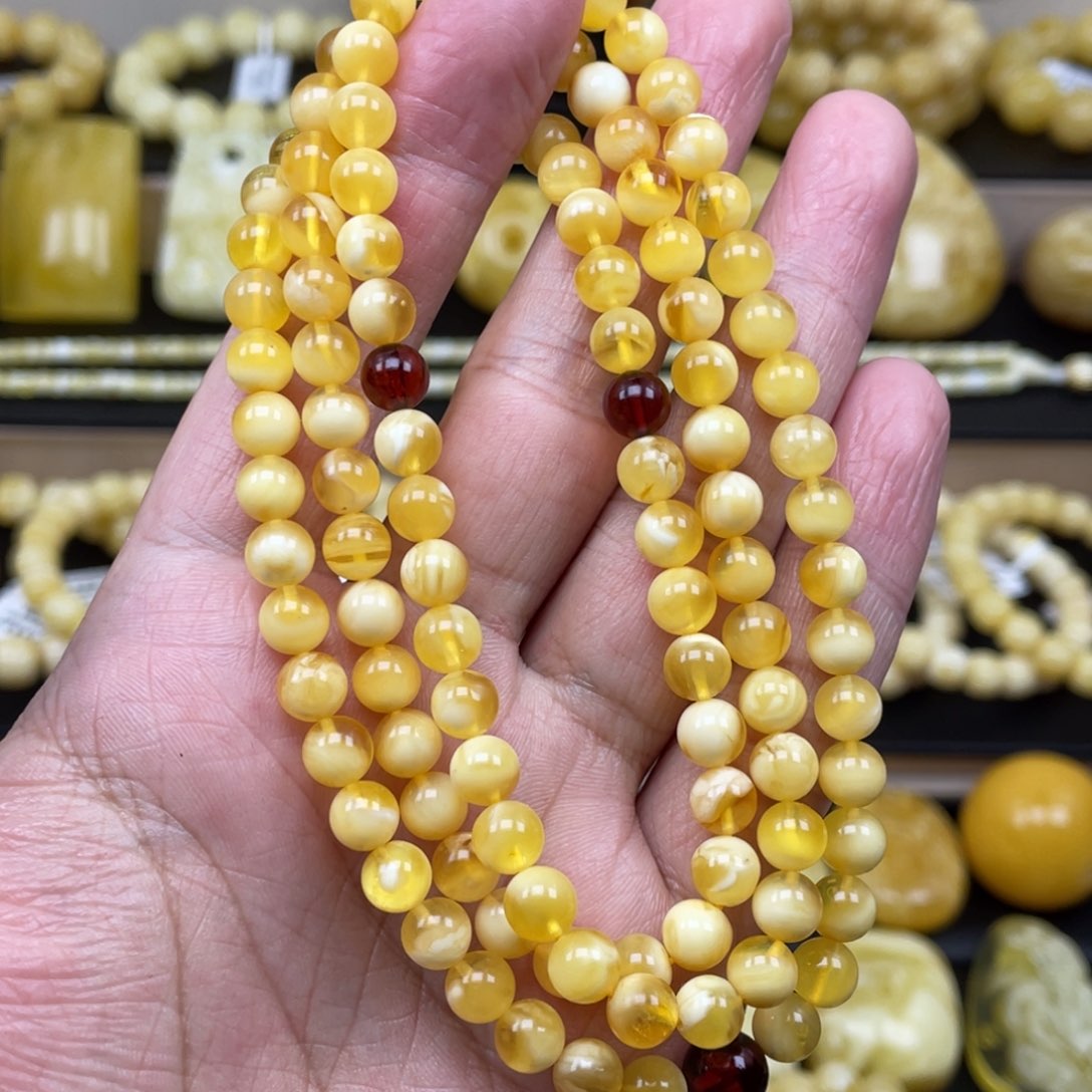 琥珀裸石未镶嵌琥珀蜜蜡