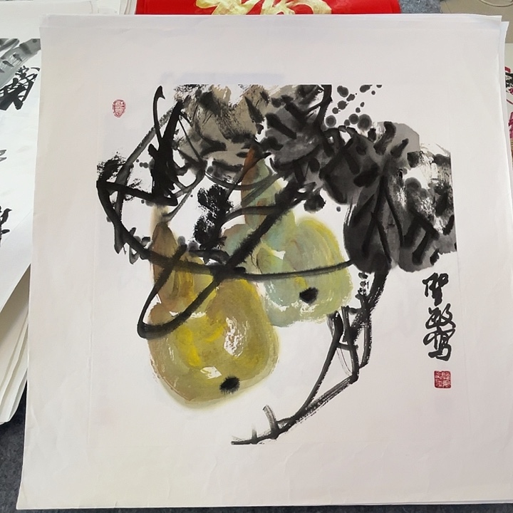 国画张圣敏先生纯手绘作品