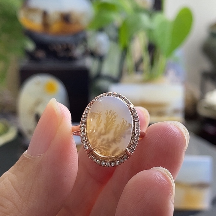 玛瑙/玉髓合金珠宝半成品