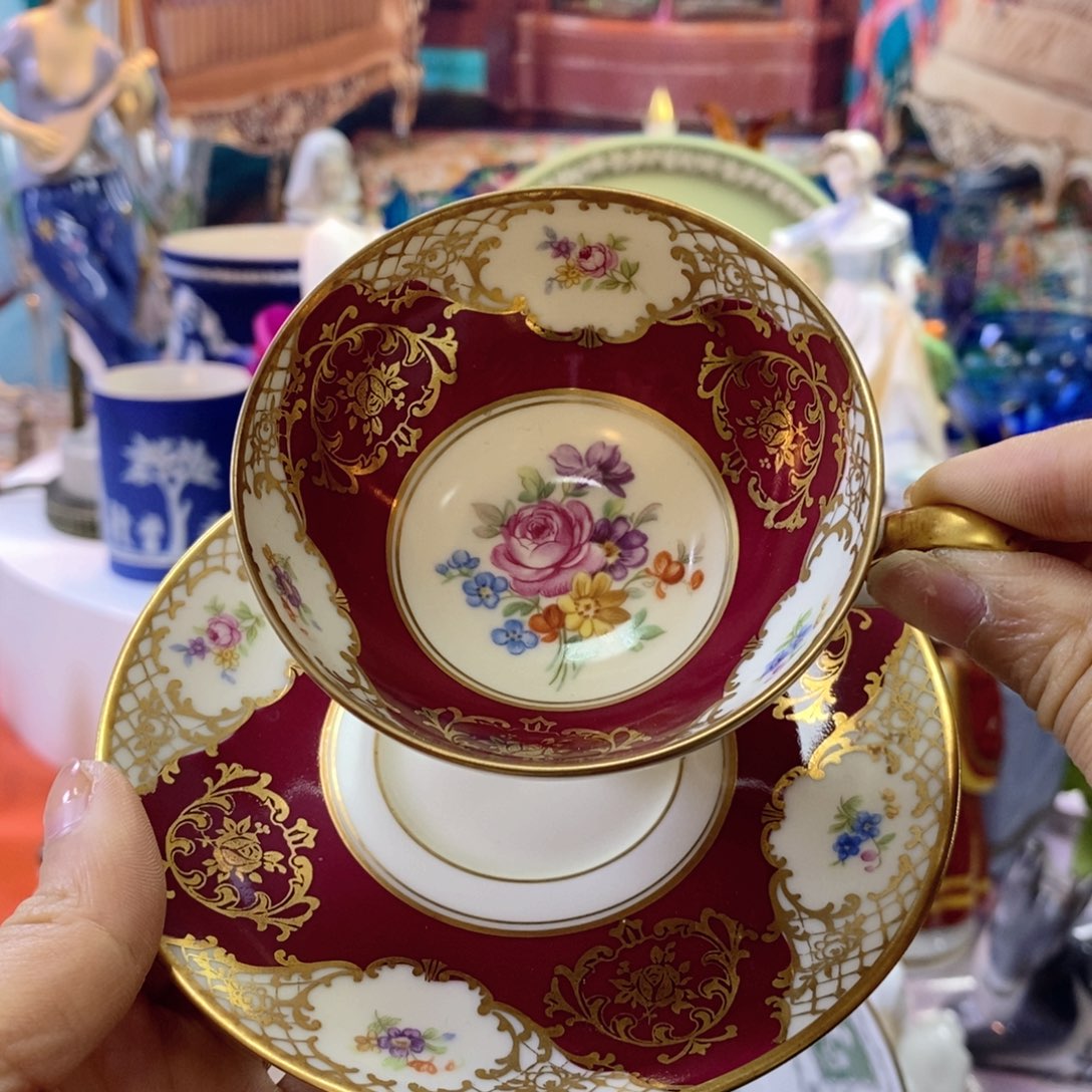 瓷器欧瓷咖啡杯水晶杯