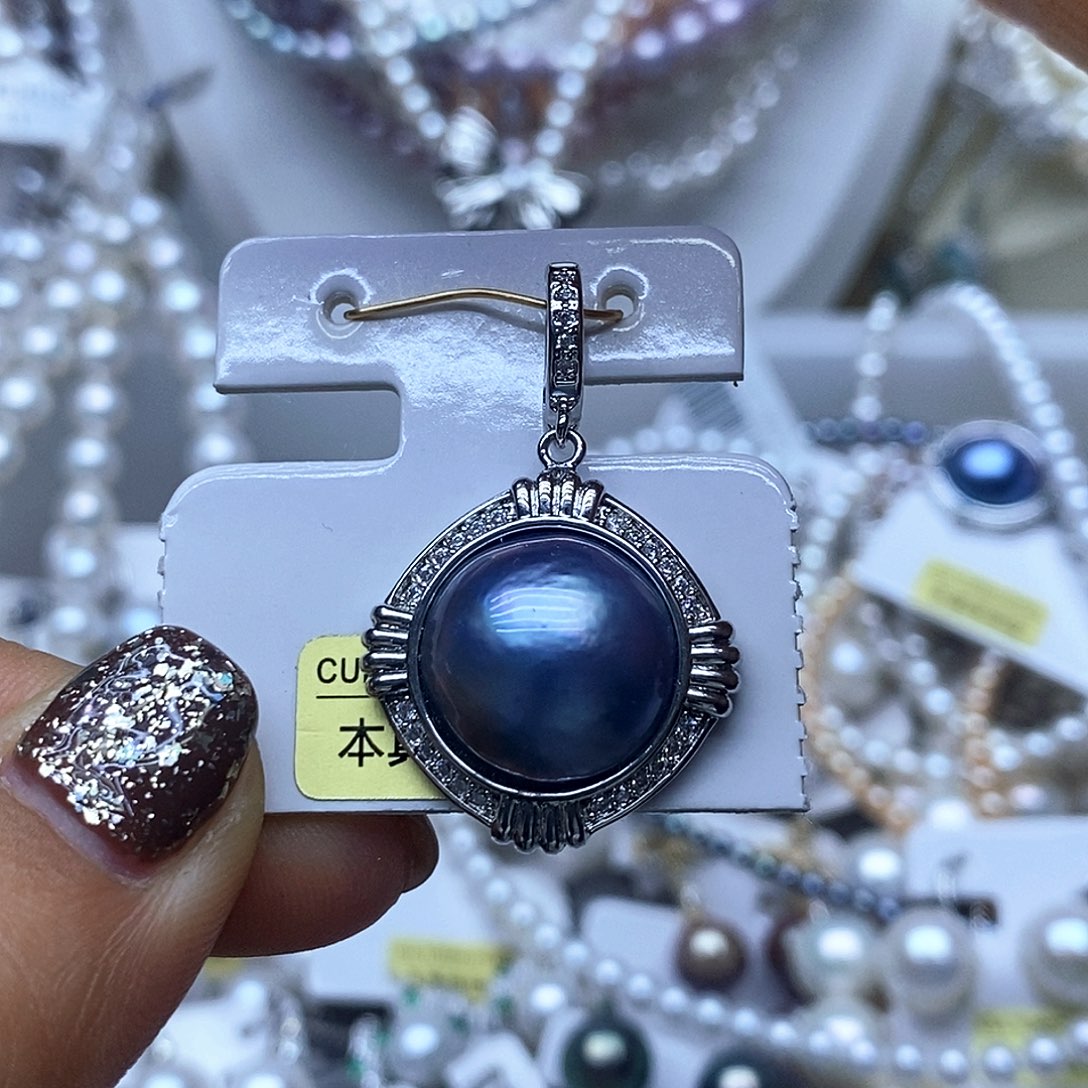 未镶嵌吊坠淡水珍珠