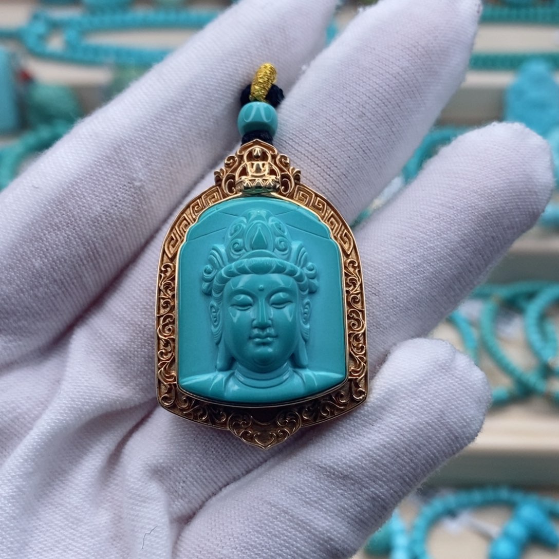 绿松石珠宝奇石未镶嵌