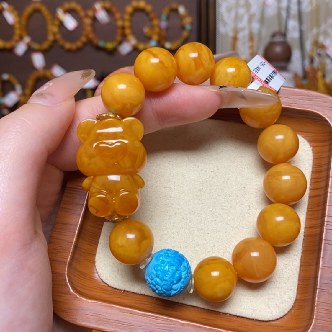 【闪购商品】手链蜜蜡未镶嵌手串