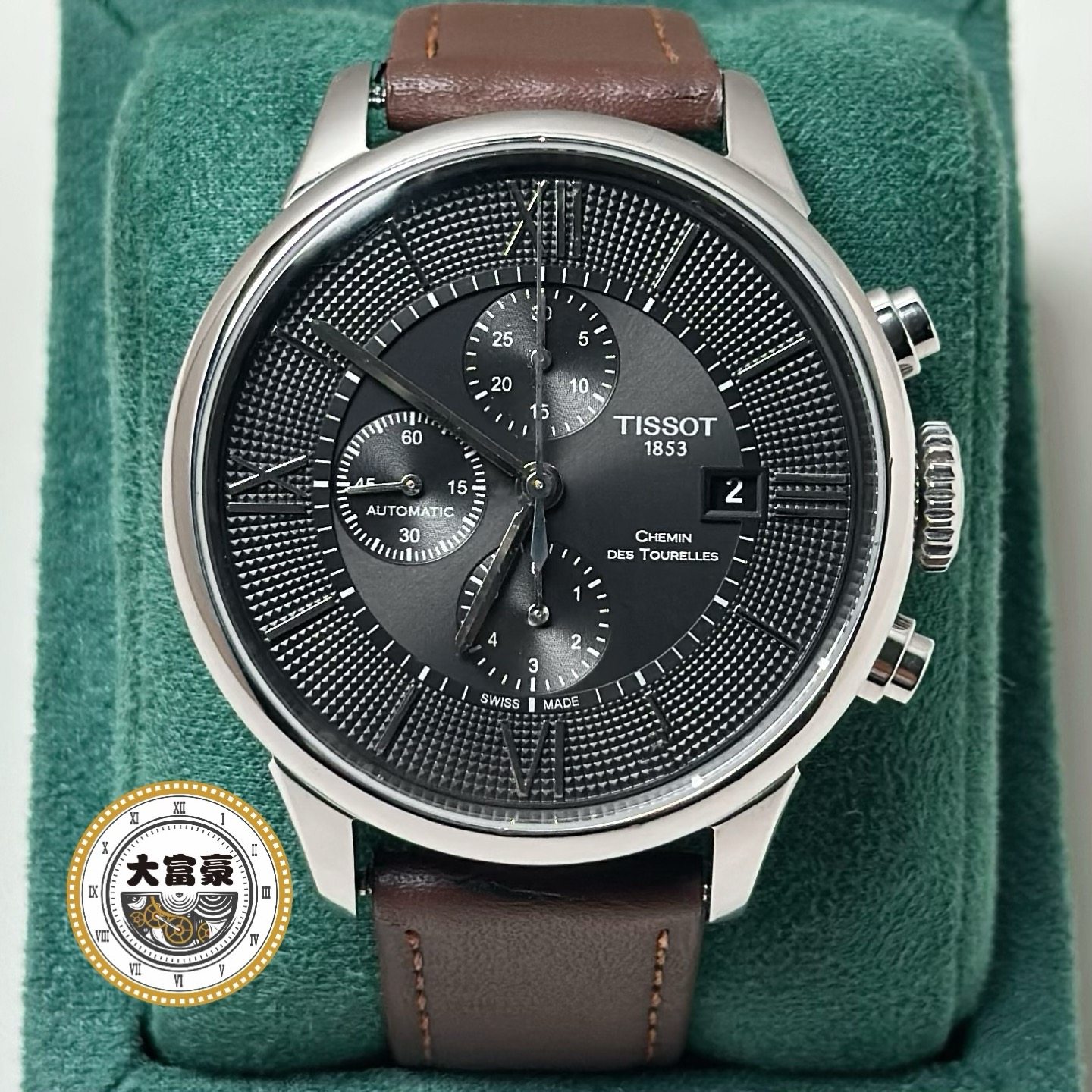 99新 Tissot/天梭 天梭经典系列 自动机械表 多功能计时男款时尚