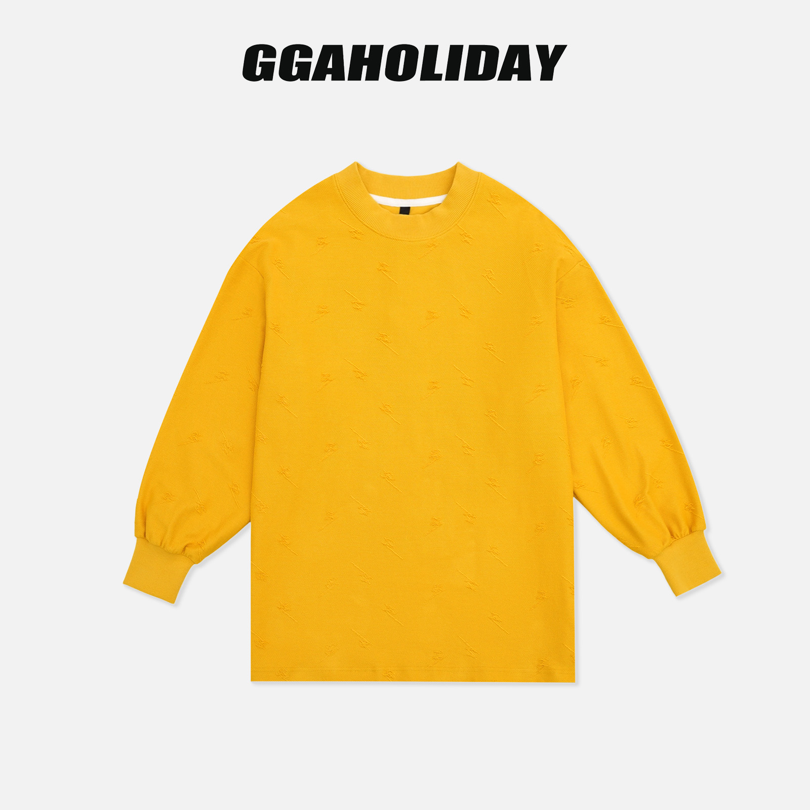 【上新】GGAHOLIDAY时尚长袖简约宽松秋冬潮流百搭显瘦卫衣-153118