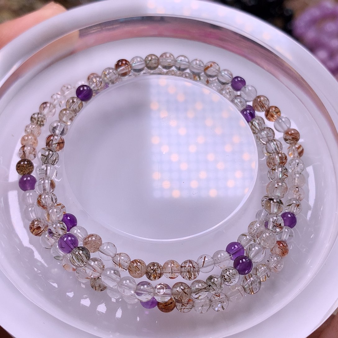 水晶手链未镶嵌天然