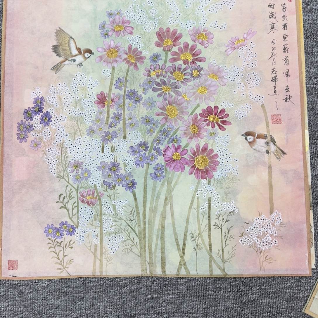 国画国画山水花鸟作品