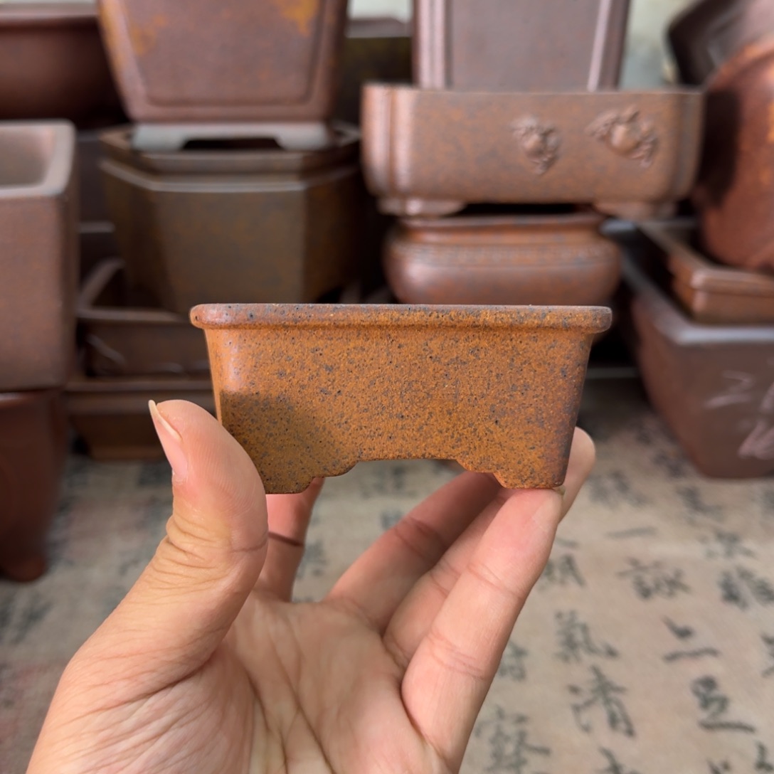 紫砂花盆83号宜兴紫砂正品7.5x5.5x2.5