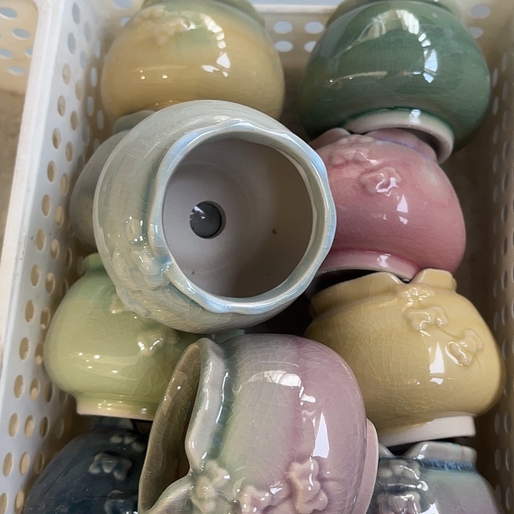 红陶发6个，非完美，介意慎拍。